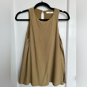 Mango Olive green blouse